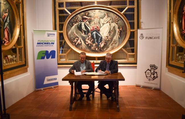 FIRMA DE ACUERDO DE COLABORACI�N ENTRE FUNCAVE Y LA FUNDACI�N MICHELIN ESPA�A PORTUGAL
