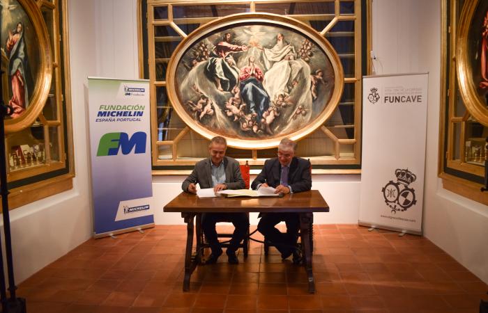 FIRMA DE ACUERDO DE COLABORACI�N ENTRE FUNCAVE Y LA FUNDACI�N MICHELIN ESPA�A PORTUGAL