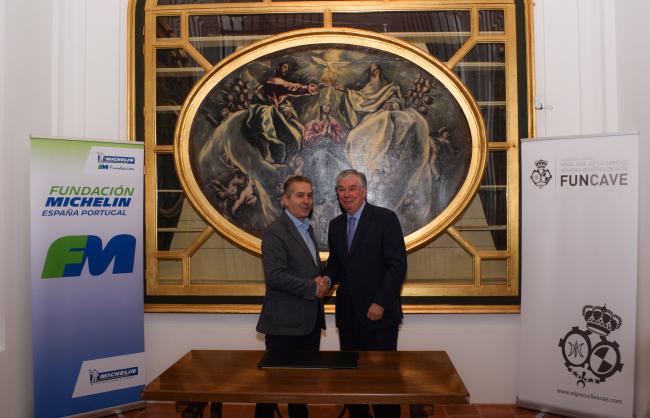 FIRMA DE ACUERDO DE COLABORACI�N ENTRE FUNCAVE Y LA FUNDACI�N MICHELIN ESPA�A PORTUGAL