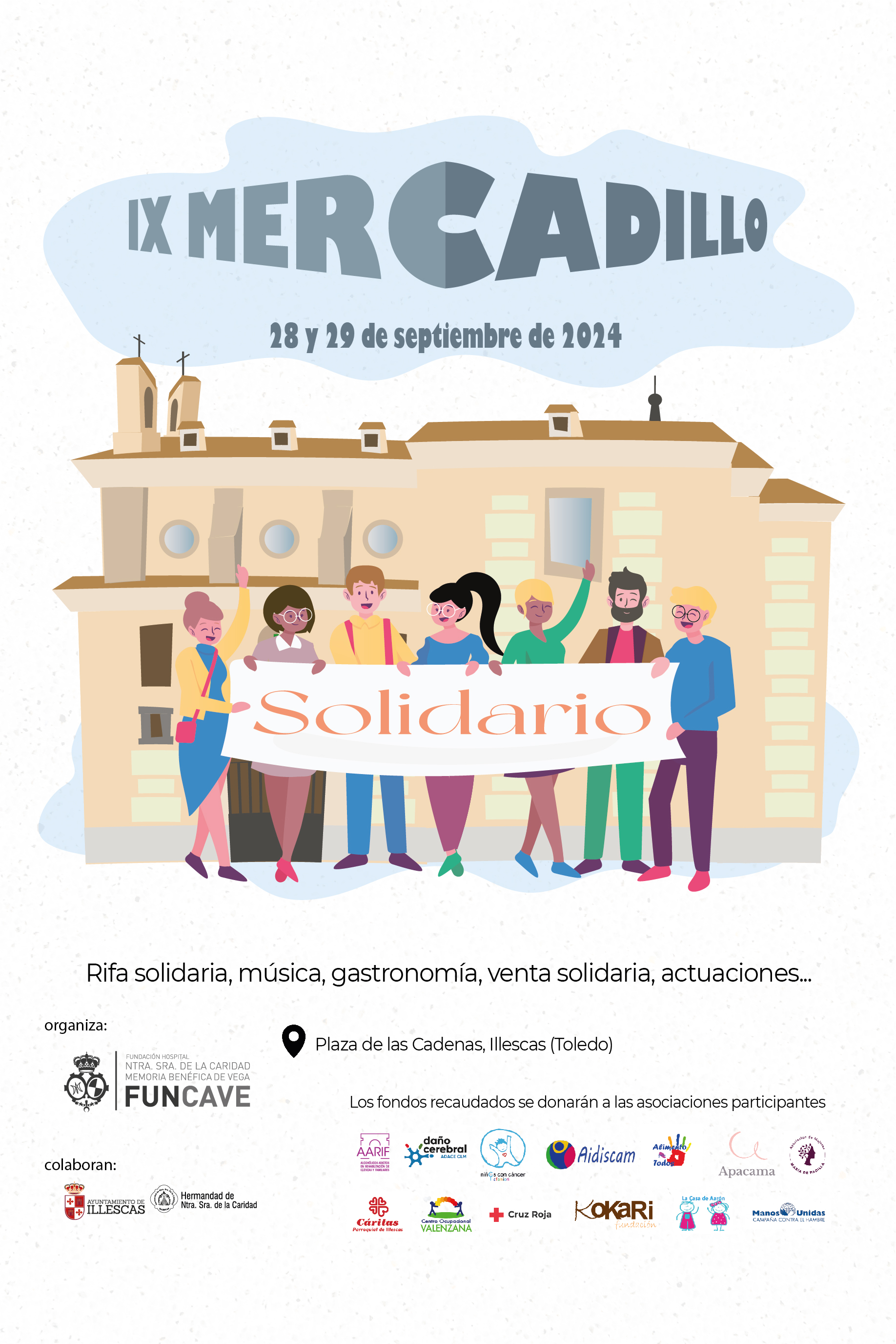 CARTEL IX MERCADILLO SOLIDARIO